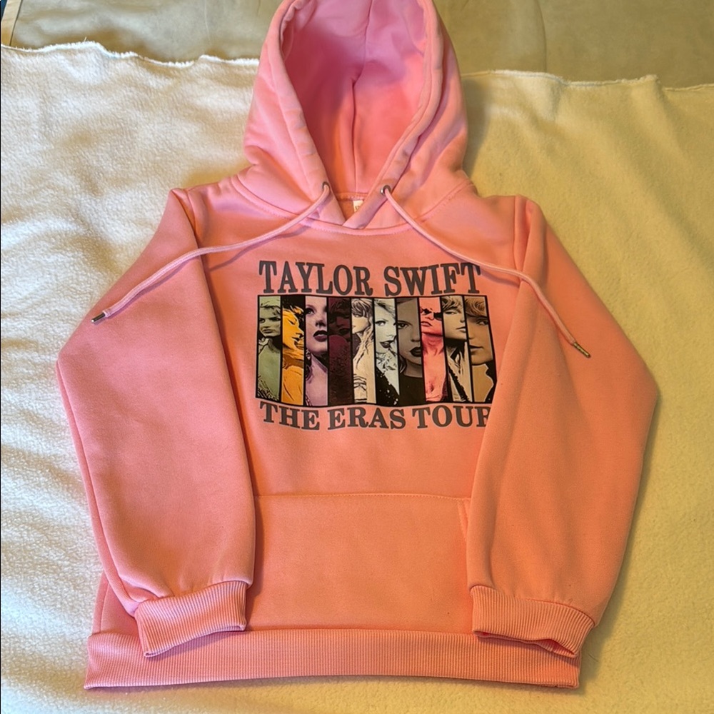TAYLOR SWIFT ERAS TOUR Pink Graphic Hoodie
